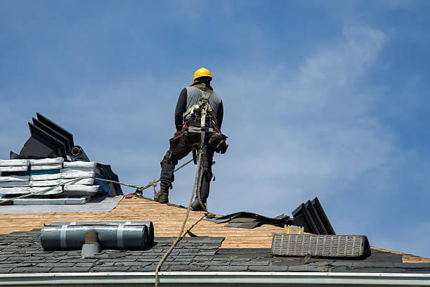 Professional Gutter Installation technician working in Medicine Bow, WY